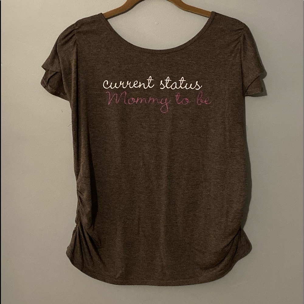 Current status- Mommy to be t-shirt